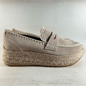 NEW Dolce Vita Jalia Women’s Suede Sneaker Loafers Espadrilles Brown Size 8